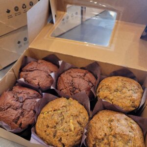 Boîte de muffins mixte - 6 unités