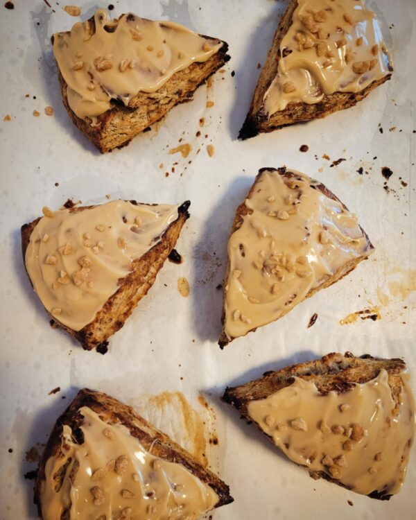 Scones pacanes et érable aux grains entiers